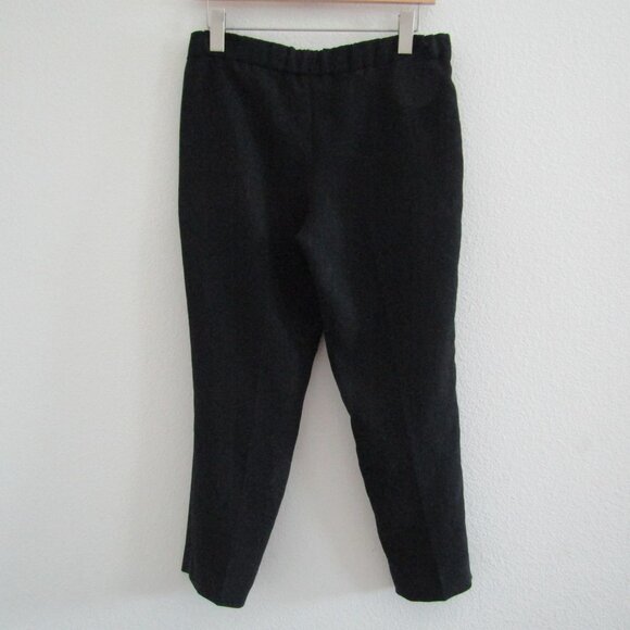 Aritzia Wilfred Pants 2 Black Pull On Tapered Leg Business Casual Work Capsule - Picture 6 of 10